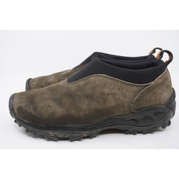 Merrell Winter Moc Mens Size 9 Gunsmoke Brown Outdoors Hiking Slip On Shoe